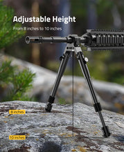 Load image into Gallery viewer, Adjustable Height 8-10 Inches Rifle Bipod for Shooting