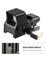 Load image into Gallery viewer, MIDTEN 1X22X33 Red Green Dot Sight 4 Reticles Dot Sight
