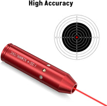 Load image into Gallery viewer, MidTen .243 308 Bore Sight Laser Red Dot Boresighters with Batteries