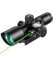 Load image into Gallery viewer, MidTen 2.5-10x40 OE Red Green Illuminated Mil-dot Scope with Red/Green Laser Combo