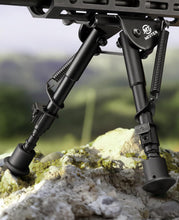 Load image into Gallery viewer, MidTen 6-9 Inch Rifle Bipod Compatible with M-Rail for Hunting