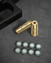 Load image into Gallery viewer, MidTen Bore Sight Laser 9mm Red Laser Bore Sighter with Batteries