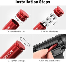 Load image into Gallery viewer, MidTen Bore Sighting Laser 223 5.56mm/ 9mm Red Laser Bore Sighter with Extra Batteries