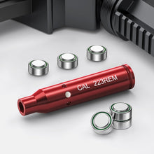 Load image into Gallery viewer, MidTen Bore Sighting Laser 223 5.56mm/ 9mm Red Laser Bore Sighter with Extra Batteries