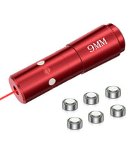 Load image into Gallery viewer, MidTen Bore Sighting Laser 223 5.56mm/ 9mm Red Laser Bore Sighter with Extra Batteries