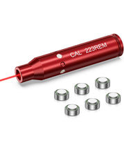 Load image into Gallery viewer, MidTen Bore Sighting Laser 223 5.56mm/ 9mm Red Laser Bore Sighter with Extra Batteries