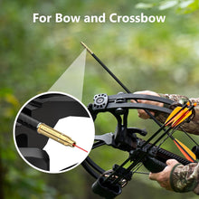 Load image into Gallery viewer, MidTen Crossbow Red/Green Laser Bore Sight with On/Off Switch