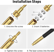 Load image into Gallery viewer, MidTen Crossbow Red Laser Bore Sight with 2 Sets of Batteries