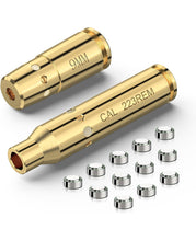 Load image into Gallery viewer, MidTen Laser Bore Sights for .223 and 9mm with 12 Batteries