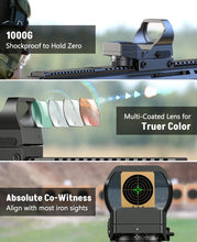 Load image into Gallery viewer, MidTen Rechargeable Motion Awake Green & Red Dot Sight
