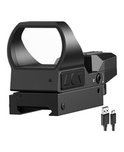 Load image into Gallery viewer, MidTen Rechargeable Motion Awake Green & Red Dot Sight