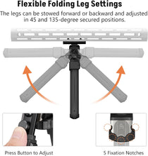 Load image into Gallery viewer, MidTen Tactical Rifle Bipod Compatible with M-Rail