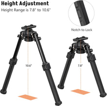 Load image into Gallery viewer, MidTen Tactical Rifle Bipod Compatible with M-Rail