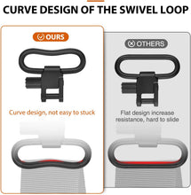 Load image into Gallery viewer, MidTen 1-1.25 Inches QD Sling Swivel