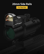 Load image into Gallery viewer, MidTen 3x32 Prism Tactical Rifle Scope Red & Green Illuminated BDC Reticle Scope