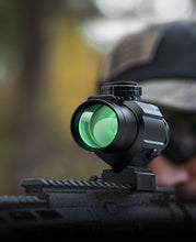Load image into Gallery viewer, MidTen 3x32 Prism Tactical Rifle Scope Red & Green Illuminated BDC Reticle Scope