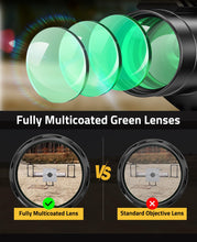 Load image into Gallery viewer, MidTen 3x32 Prism Tactical Rifle Scope Red & Green Illuminated BDC Reticle Scope