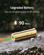 Load image into Gallery viewer, 12GA Green Laser Boresighter with Upgraded Batteries