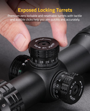 Load image into Gallery viewer, MidTen 2-10x32 SFP AO Scope – exposed locking turrets premiumzerolockableandresettableturretswithtactile