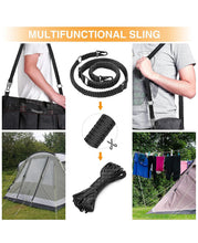 Load image into Gallery viewer, Multifunctional Rifle Sling 2 Point 550 Paracord Sling