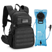 Load image into Gallery viewer, MidTen 22L Hydration Backpack – hydration bladder cleanthoroughlyaftereachusa, black