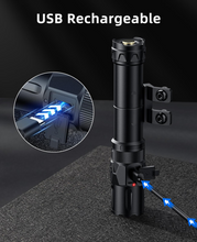 Load image into Gallery viewer, MidTen 2500 Lumens Rifle Laser Light Combo – usb rechargeable