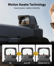 Load image into Gallery viewer, MidTen 32MOA Circle Red/Green Dot Sight – saves power, wakes instantly
