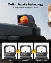 Load image into Gallery viewer, MidTen 32MOA Circle Red/Green Dot Sight – saves power, wakes instantly, Red Dot