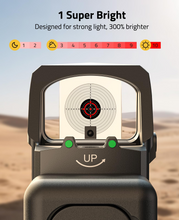 Load image into Gallery viewer, MidTen 32MOA Circle Red/Green Dot Sight – up Red, Dot