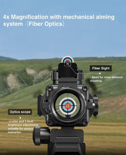 Load image into Gallery viewer, MidTen 4x32 Tactical Rifle Scope with Fiber Optics