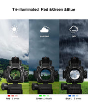Load image into Gallery viewer, MidTen 4x32 Tactical Rifle Scope with Fiber Optics