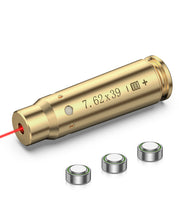 Load image into Gallery viewer, MidTen 7.62x39mm Bore Sight Red Dot Boresighters with Three Batteries