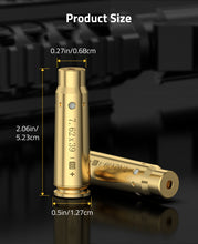 Load image into Gallery viewer, The size details of 7.62x39mm Red Dot Boresighter