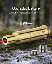 Load image into Gallery viewer, Red Laser Bore Sighter with Upgraded Battery