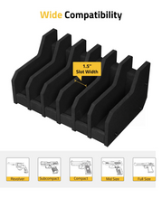 Load image into Gallery viewer, MidTen Pistol Rack with mid size full size 6 Slots