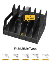 Load image into Gallery viewer, MidTen Safe Handgun Rack with slot width fit multiple types 6 Slots