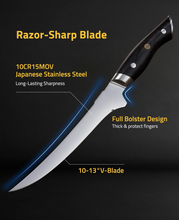 Load image into Gallery viewer, MidTen boning knife with long-lasting sharpness full bolster design