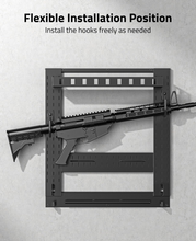 Load image into Gallery viewer, MidTen Rack Wall Mount with flexible installation position install the hooks freely as needed Compact Gun Rack
