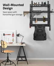 Load image into Gallery viewer, MidTen Gun Rack Wall with wall-mounted design save space with Compact Gun Rack