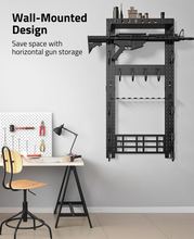 Load image into Gallery viewer, MidTen Gun Rack Wall with wall-mounted design save space with Multi-Layer Gun Rack
