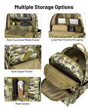 Load image into Gallery viewer, MidTen large-capacity backpack with large main pockets fit laptop in auriclash