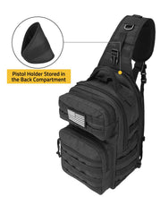 Load image into Gallery viewer, MidTen Shoulder Bag with pistol holderstored in thebackcompartment