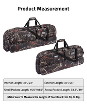 Load image into Gallery viewer, MidTen Bow Case with productmeasurement 37"x17.3"