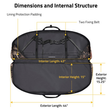 Load image into Gallery viewer, MidTen Bow Bag Arrow Archery Case with height exterior length: 44" in camo