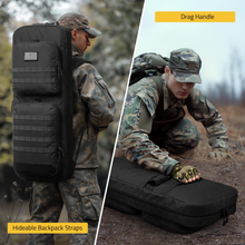 Load image into Gallery viewer, MidTen Covert Bug Out Truck Bag with drag handle hideable backpack straps