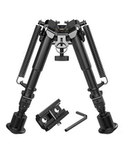 Load image into Gallery viewer, MidTen Bipod 6-9 Inches Adjustable Foldable Legs with Adapter for 20mm Rail