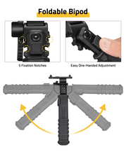 Load image into Gallery viewer, MidTen Bipod Quick Release with easy one-handed adjustment M-Rail Bipod
