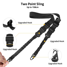 Load image into Gallery viewer, MidTen Attach Directly M-Rail Bipod with two point sling up to upgraded hook