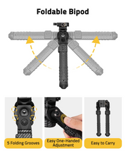 Load image into Gallery viewer, MidTen Bipod Quick Release – easy to carry adjustment
