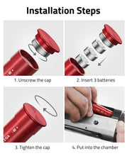 Load image into Gallery viewer, 12GA Red Laser Bore Sighter Installation Steps